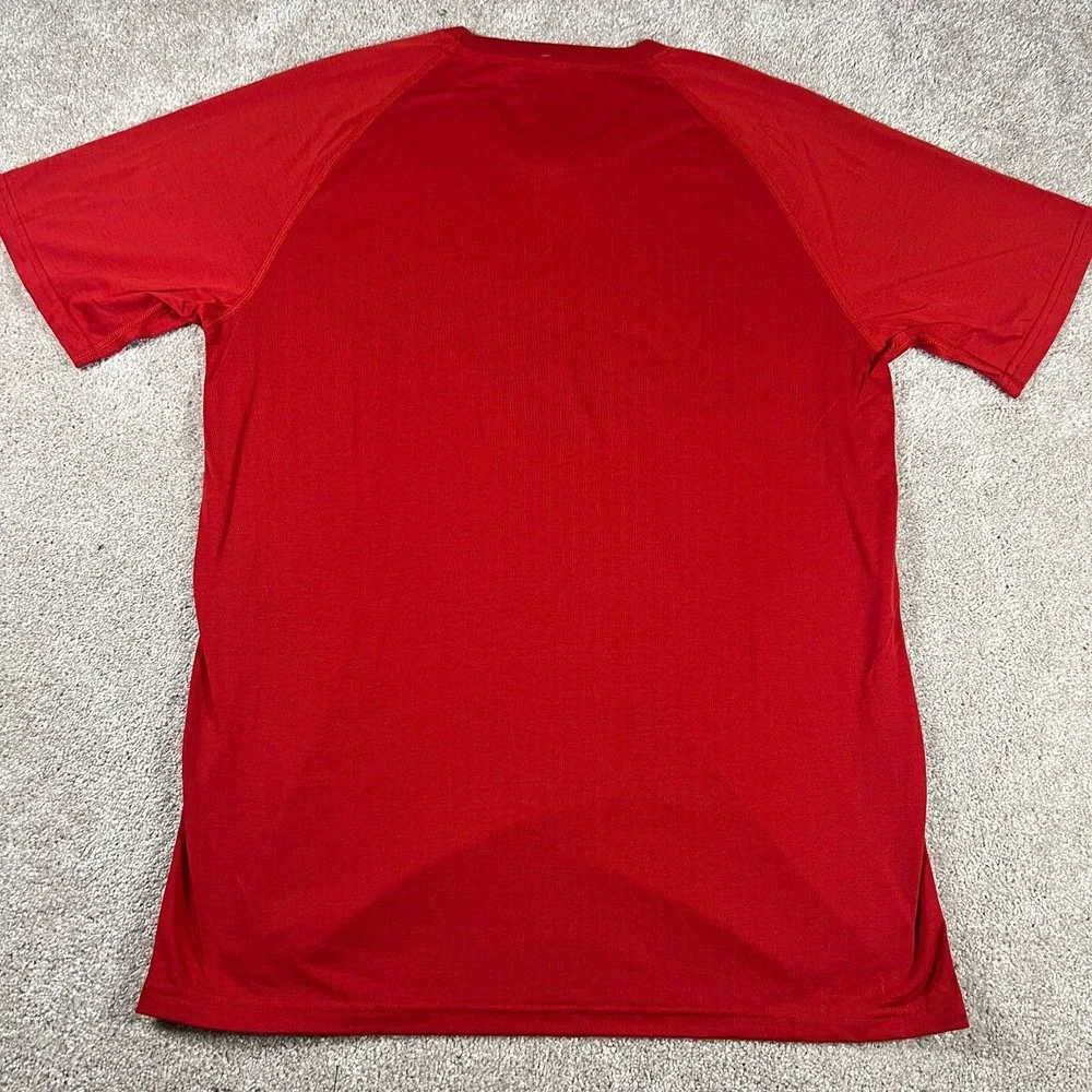 Adidas‎ Mens Large Red NCAA Louisville Cardinals Football Ultimate T-Shirt NWT